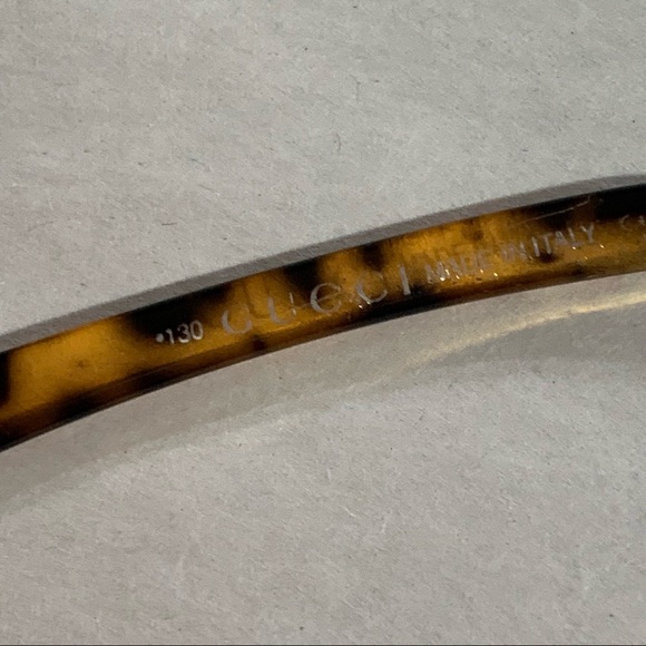 GUCCI brown tortoiseshell acetate SUNGLASSES w/case main image 8